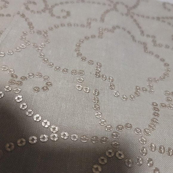 6 13×17 Pindler Embellished Linen Blend 6019 Debonair For Crafts Trim Totes - Picture 2 of 6